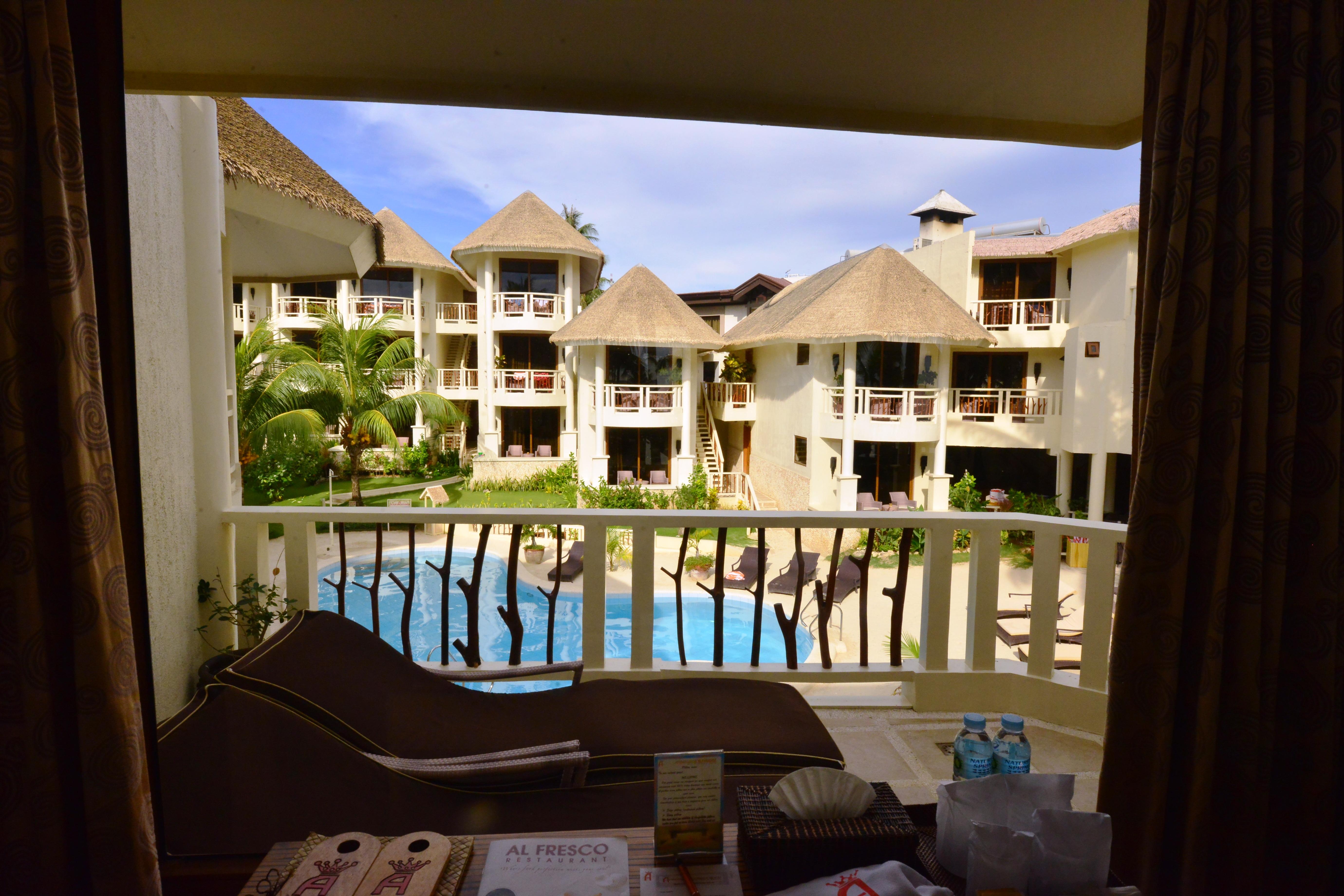 Ambassador In Paradise Balabag  Екстериор снимка View from a room at the resort