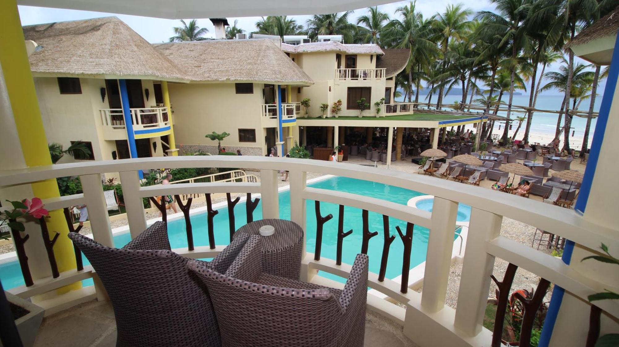 Ambassador In Paradise Balabag  Екстериор снимка View of the pool at the resort